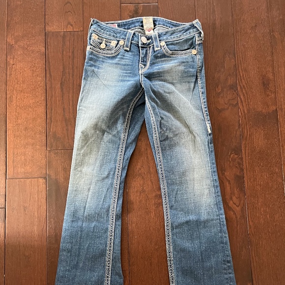 Women’s True Religion Light Blue Billy Straight Leg Jeans 27 - Picture 1 of 4